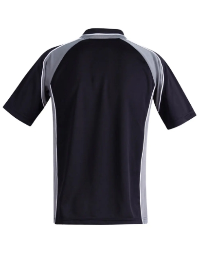 Picture of Winning Spirit, Mens Mini Waffle CoolDry Polo